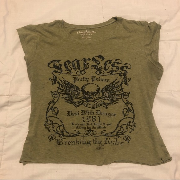 3/20$ SWS - Green Punk Rock Shirt - Picture 1 of 5